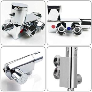 MINJING Hand Held Bidet Toilet Sprayer Copper Toilet Spray Gun with Body Adjustable Jet Bathroom Bidet Sprayer Set