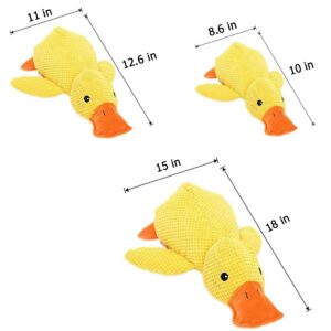 Sewosm Outfany Calm Duck, Libiyi Calm Duck, Calming Duck Toy for Dogs, The Mellow Dog Calming Duck, Best Friends Calming Duck Toy, Grishay Calm Duck Dog Toy for All Indoor Dogs (L)