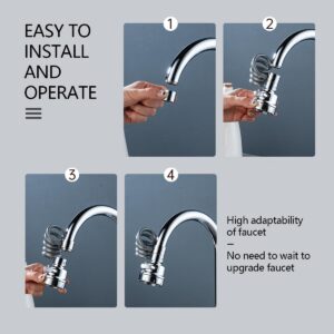 Multifunctional retractable three-gear faucet extender, suitable for sinks, kitchens, bathtubs and closestool