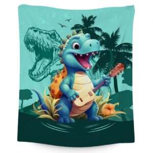 dinosaur throw blanket for boys girls, toddler blankets for boys dinosaur room decor, dinosaur blanket gifts for dinosaur lovers, 60"x80" soft kids throw blanket for bed living room