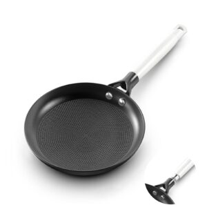 joobyfod nonstick frying pan, 8 inch skillets and frying pans with removable handle, honeycomb cooking surface cast iron pan dishwasher safe, oven safe to 500°f