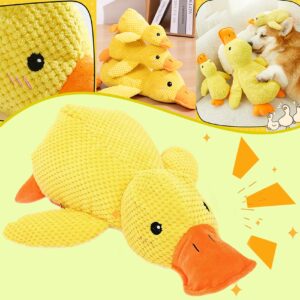 best friends calming duck toy for dogs,best friends calming duck dog toy bright yellow,3 sizes outfany calming duck,mellow dog calming duck,suitable and breeds (l)