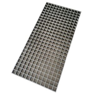 banfluxion 39.4"x19" gray frp grating rectangular fiberglass floor grating 1.5" thickness 0.5 tons bearing capacity