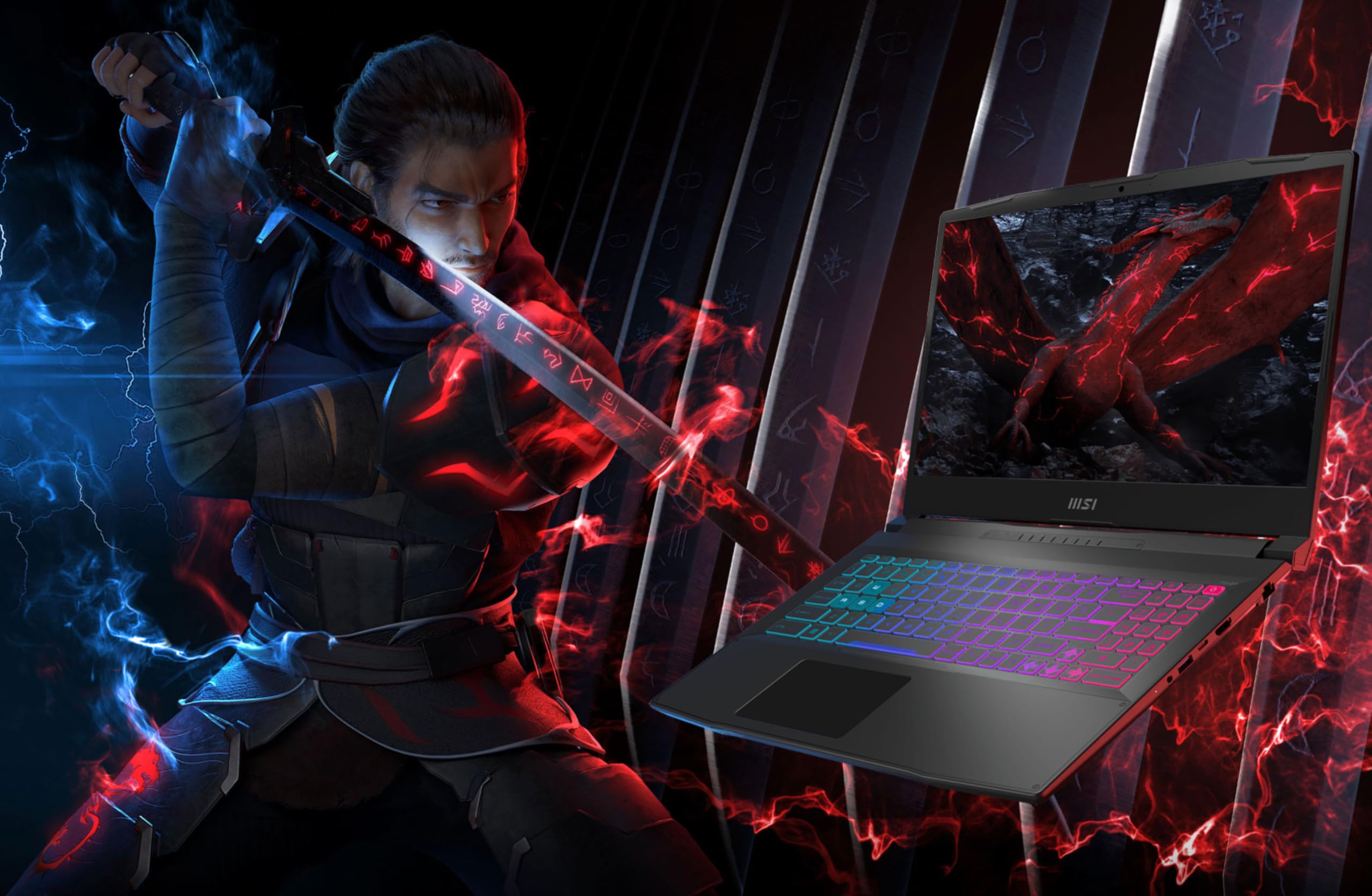 MSI Katana 15 Gaming Laptop, 15.6" 144Hz FHD Display, Intel 13th Gen Core i7-13620H, GeForce RTX 4070 8GB, WiFi 6, 4-Zone RGB Backlit KB, Webcam, Win 11 Pro, w/HDMI (64GB RAM|1TB PCIe SSD)