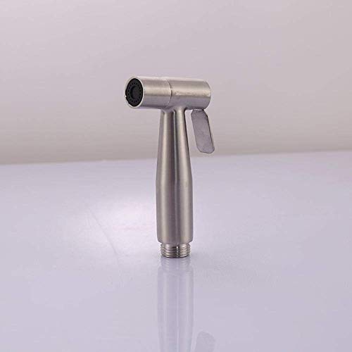 MINJING Chrome Toilet Sprayer Bidet Sprayer Shower Kit - 304 Stainless Steel Toilet Spray Gun Faucet Set Wash Body Cleaner