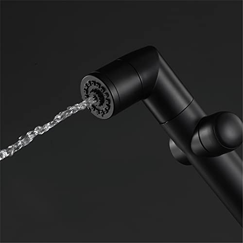 MINJING Bidet Sprayer for Toilet, Stainless Steel Handheld Bidet Toilet Sprayer Set with Hose, Easy Install, Perfect for Personal Hygiene,Black