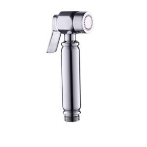 minjing hand held bidet sprayer copper bathroom cloth diaper washer shower bidet tap faucet for toilet cleaning, pet bath, personal hygiene-e