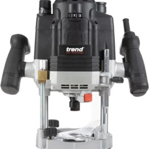 Trend T8 1/2 Inch Dual-Mode Plunge Workshop Router, Engineered for Hand-held and Router Table Use, 3-1/4 HP, 15 Amp, U*T8EK