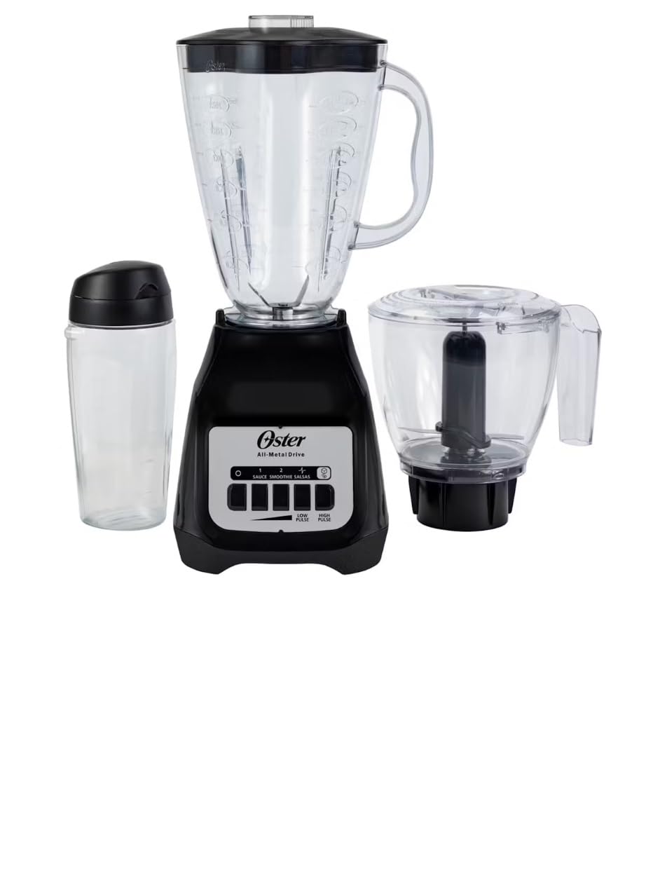 Oster Classic 3-in-1 Kitchen System Blender Food Processor And Blend-n-Go Cup