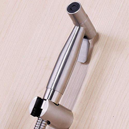 MINJING Chrome Toilet Sprayer Bidet Sprayer Shower Kit - 304 Stainless Steel Toilet Spray Gun Faucet Set Wash Body Cleaner