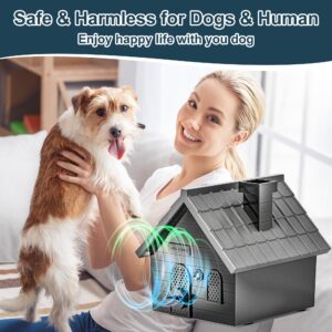 Anti Barking Device for Dogs, 4 Modes Ultrasonic Dog Barking Silencer up to 50 ft, Dog Barking Control Devices, Bark Box Dog Training & Behavior Aids Safe for Dogs & People, Indoor & Outdoor Use