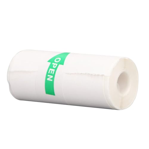 10 Rolls Mini Thermal Printer Sticker Paper,Photo Printer Thermal Paper Rolls Instant Camera Refill Paper, Mini Printer Sticker Paper 57 X 25mm,Mini Sticker Receipt Printer Paper