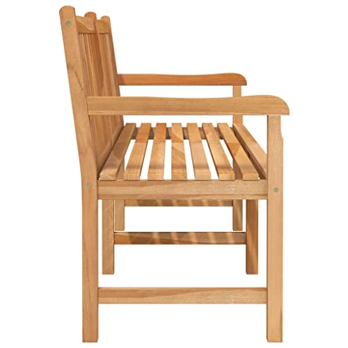 MINERWALL Patio Bench 59.1" Solid Teak Wood,Outdoor Patio Teak Bench — Durable and Stylish for Your Comfort Patio Furniture