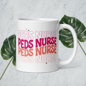 hohadoi peds nurse mug mug gift for new pediatric nurse cute mug gift for female peds rn