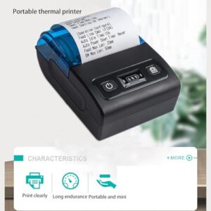 Portable Thermal Receipt Printer, 58mm USB Mobile Bill Ticket Printer with MultiLanguage Support for Receipt, Bill, Ticket Printing