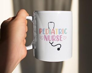 hohadoi pediatric nurse mug gift mug for nurse pediatric nurse gift nurse thank you mug