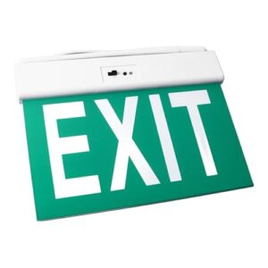 Led Emergency Exit Sign Acrylic Clear Eye Catching Exit Sign with Light for Building Camera Indoor Use AC85‑265V