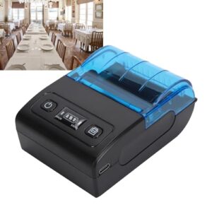 Portable Thermal Receipt Printer, 58mm USB Mobile Bill Ticket Printer with MultiLanguage Support for Receipt, Bill, Ticket Printing