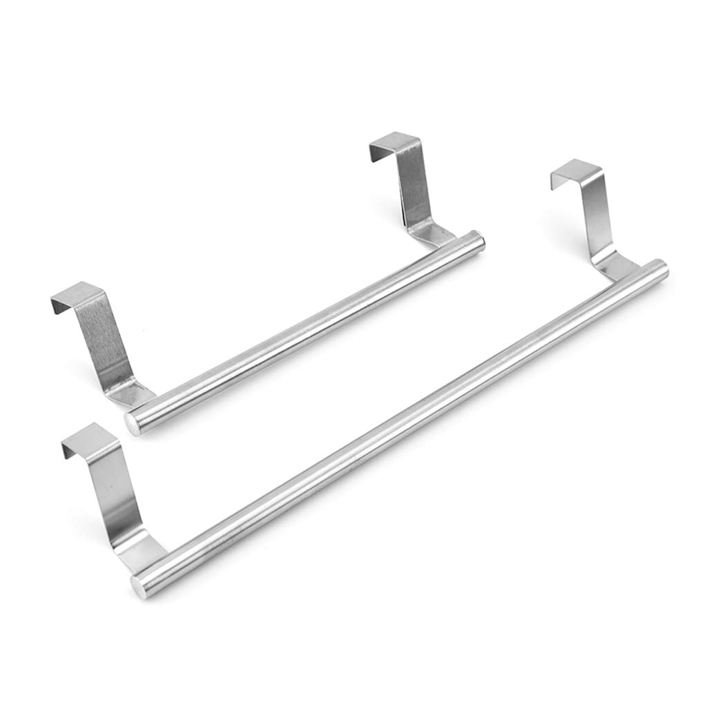 KATAZO Bathroom Towel Robe Rack Stainless Steel Towel Kitchen Dish Cloths Hanger Home Door Hanging Holder Rustproof