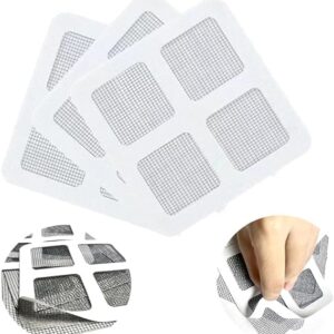 Proxism (20Pcs) Disposable Shower Drain Cover Hair Catcher Shower Drain Mesh Stickers, Bathroom, Laundry, Bathtub, Kitchen Shower Drain Floor Sink Strainer Filter MeshS-S (20)