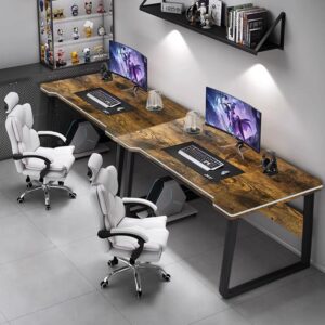 XUEGW Gaming Desk Computer Writing Table Student Art Modren Simple Style PC Wood Suitable Portable Desk for Home