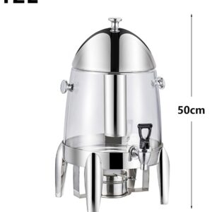 12L Stainless Steel Drinking Juice Dispenser Drink Dispensers with Spigot Hot Cold Beverage for Restaurant Hotel Bar Buffet Drink Container