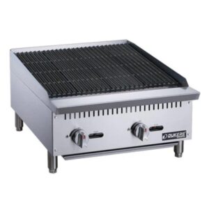 dukers dcrb24 24 in. w countertop charbroiler 70,000 btu