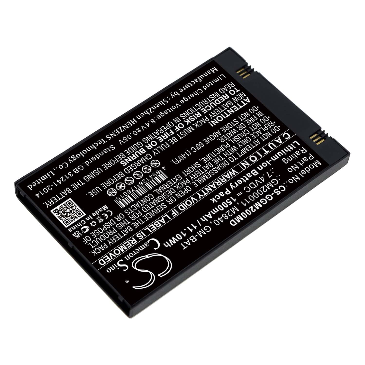 SCESMIA Replacement Battery for Echographe Vscan Scan Ultrasound Vscan Pocket Sized Ultrasound 7.4V/1500mA