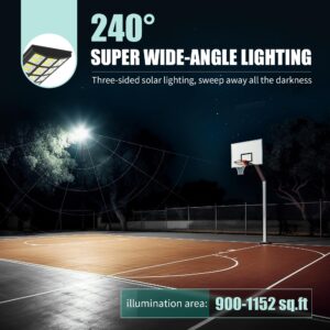 Sunwish 4200W Solar Street Lights Outdoor and 2000W Solar Street Lights Outdoor Wide Angle