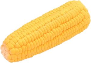 zenarao pet dog corn shape squeaky bite-resistant interactive play chew toy pet supplies dog toy corn, dog toys aggressive chewers for dog, pet supplies