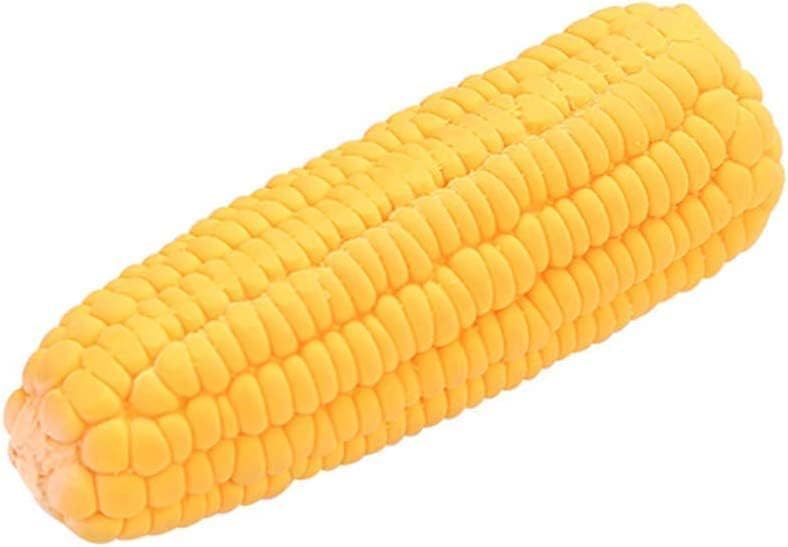 Zenarao Pet Dog Corn Shape Squeaky Bite-Resistant Interactive Play Chew Toy Pet Supplies Dog Toy Corn, Dog Toys Aggressive Chewers for Dog, Pet Supplies