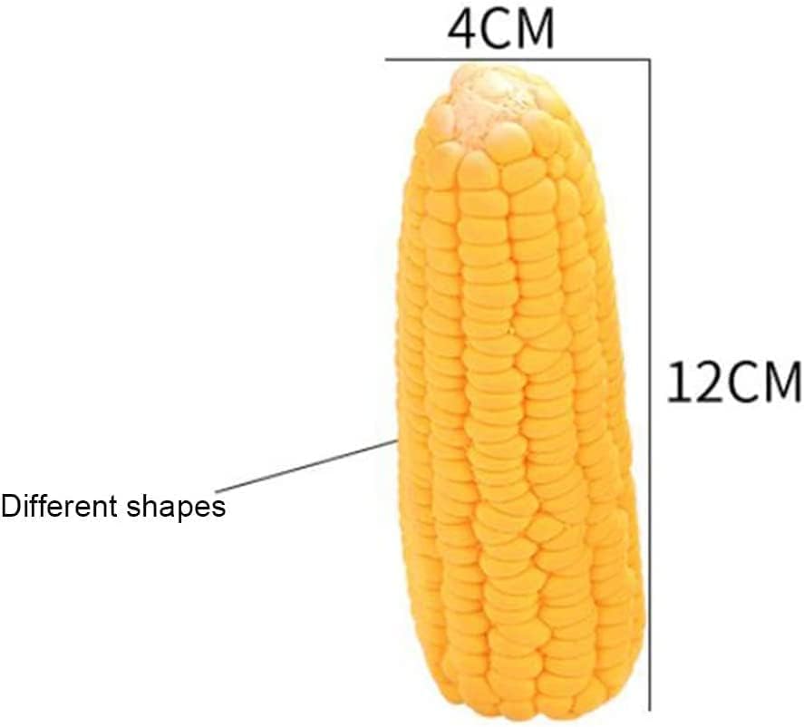 Zenarao Pet Dog Corn Shape Squeaky Bite-Resistant Interactive Play Chew Toy Pet Supplies Dog Toy Corn, Dog Toys Aggressive Chewers for Dog, Pet Supplies