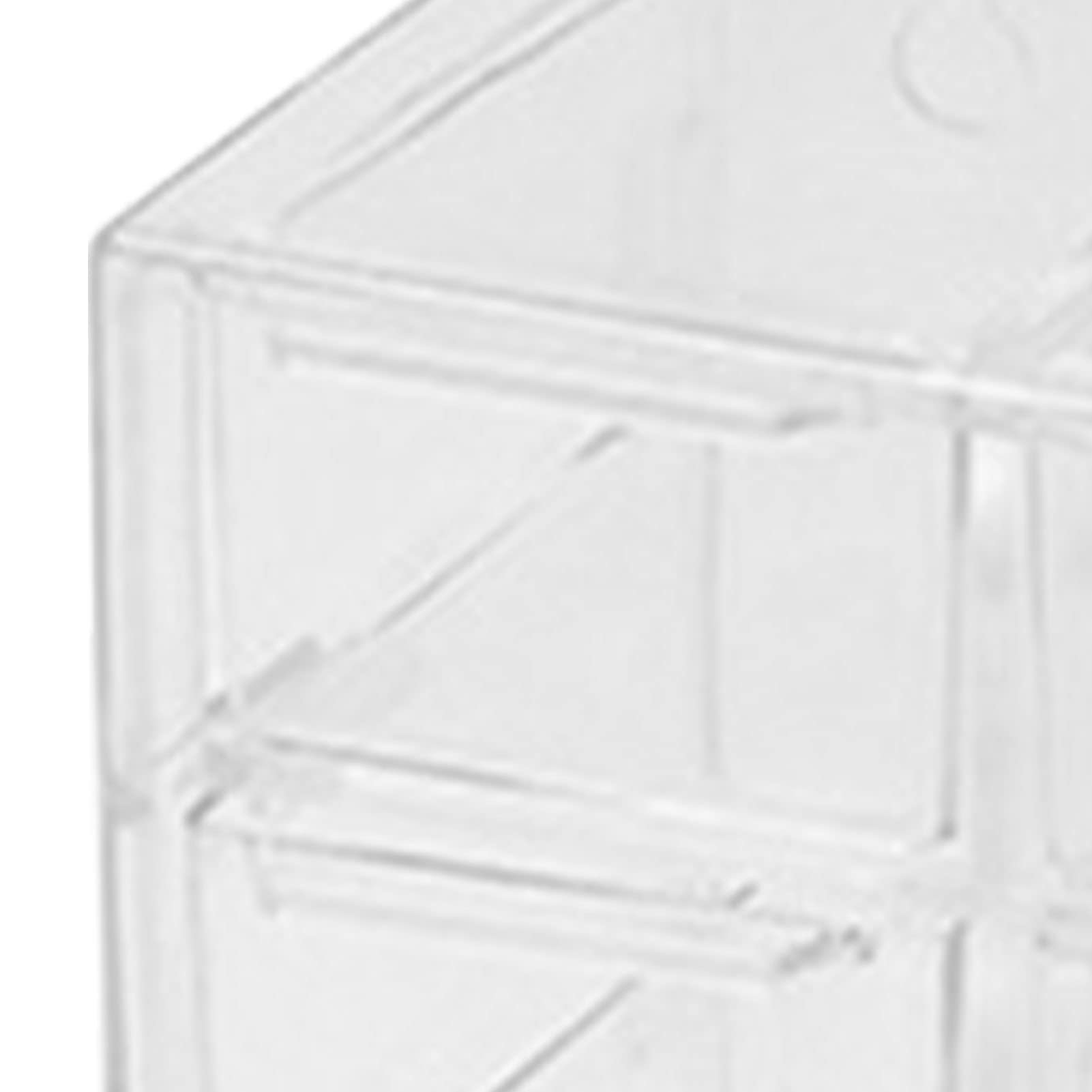 Grid Storage Box Dustproof Transparent Plastic Container Organizer for Jewelry Necklace DIY Art Craft (12 Compartments)