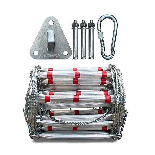 Rope Ladder,Home Safety Ladder Fire Escape Rope Ladder,Home Safety Ladder Emergency Fire Escape Ladder,Aluminum Alloy Wire Rope