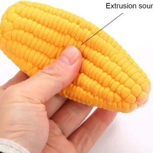 Zenarao Pet Dog Corn Shape Squeaky Bite-Resistant Interactive Play Chew Toy Pet Supplies Dog Toy Corn, Dog Toys Aggressive Chewers for Dog, Pet Supplies