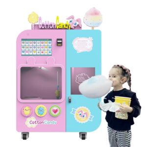 cotton candy vending machine professional manufacturer small business low cost shopping outdoor work using vending machines