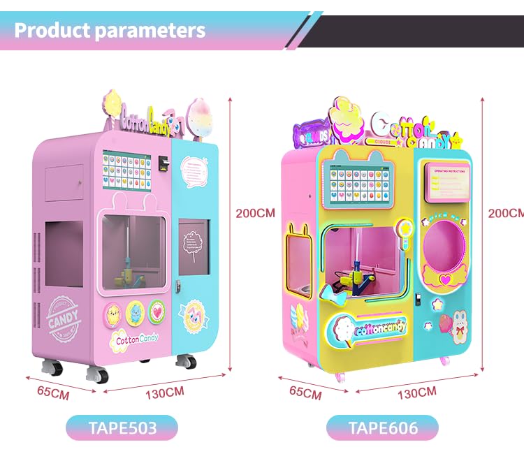 Cotton Candy Vending Machine Professional Manufacturer Small Business Low Cost Shopping Outdoor Work Using Vending Machines