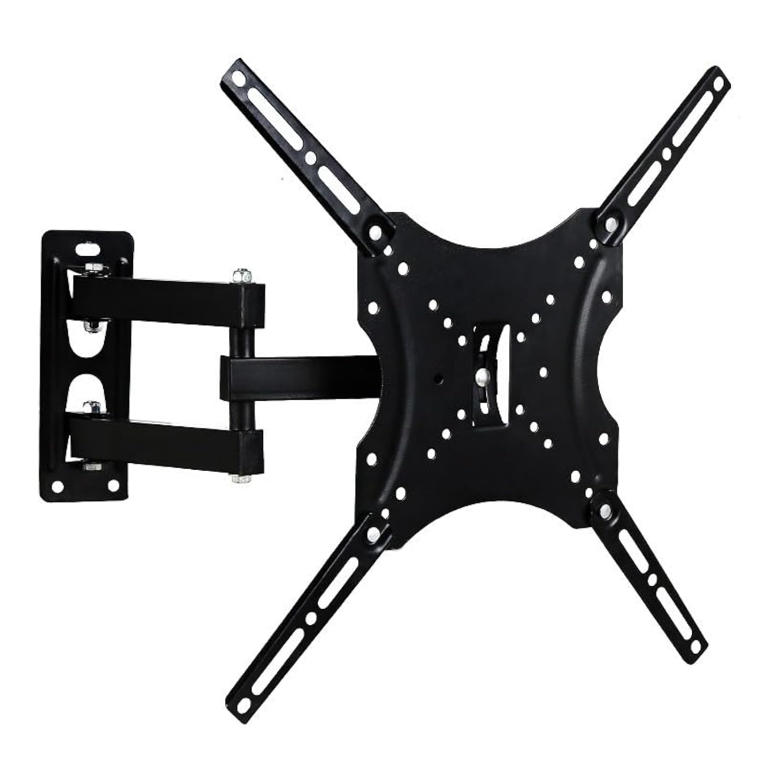 Full Motion TV Monitor Wall Mount Bracket, Articulating Arms Swivel Tilt Extension Rotation for Most 26-55 Inch LED LCD Flat Curved Screen TVs & Monitors, Max Hold up to 99lbs.