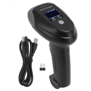 Bar Code Scanners, Barcode Scanner Wired Handheld Scanner Qr Code Scanner USB 2.4G Handheld 1D 2D QR Barcode Scanner for Store Supermarket Warehouse