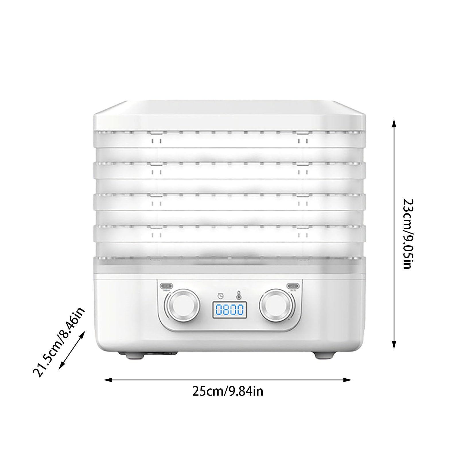 Food Freeze Dryer Machine for Home, Dryer Machine for Candy and Snacks, Food Dehydrator Machine with Digital Adjustable Timer and Temperature Control, for Beef Fruits Meat Vegetables (Blue)