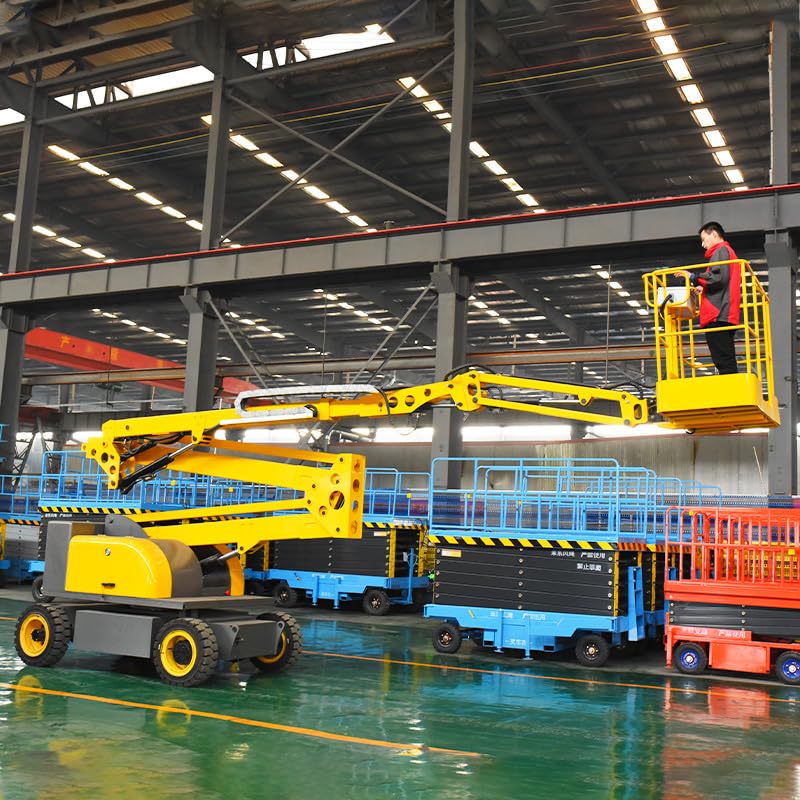 Industrial-Grade Straight & Curved Arm Boom Lifts: 12-30m Elevators for Aerial Work Platforms Pile Driver Forklift Platform Lift Table