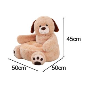 Kids Cartoons Small Sofa Chair Support Seat Multiple Purposes Birthday Gift, Dog