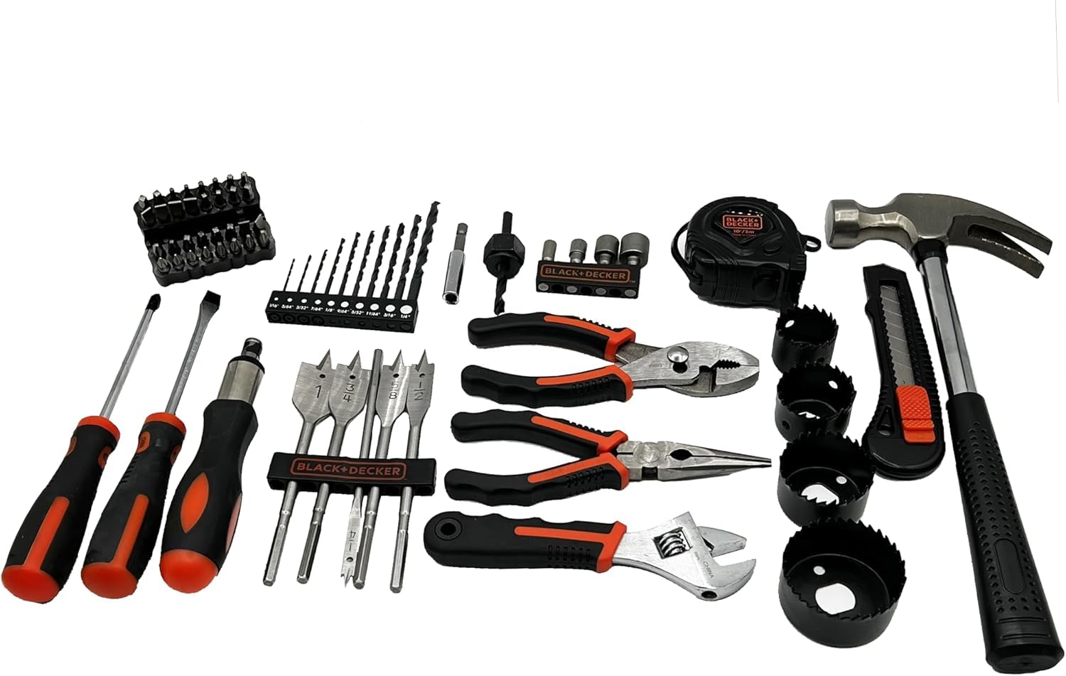 BLACK+DECKER 65 Piece Home Repair Tool Set with Tool Bag