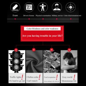 STMKB 50 PCs Color Blindness and Color Weakness Test Charts, Used for Exams, Driver's Licenses, Physical Examinations, Color Discrimination Tests, Etc. (English Version)