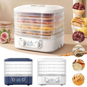 Food Freeze Dryer Machine for Home, Dryer Machine for Candy and Snacks, Food Dehydrator Machine with Digital Adjustable Timer and Temperature Control, for Beef Fruits Meat Vegetables (Blue)