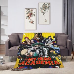 anime super soft cozy blanket warm comfort blanket bed cover for teen boys sofa dormitory 50x40 inch