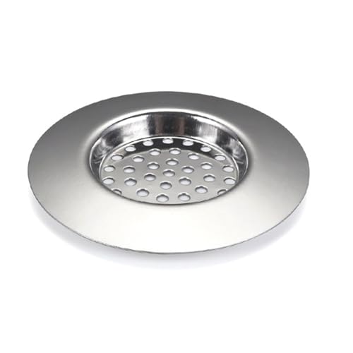 Sink Drain Strainer, 3 Inch Diameter Stainless Steel Clog Prevention Easy to Clean Bathroom Sink Stopper Filter, Multifunctional Kitchen Sink Drain Strainer for Bathtub