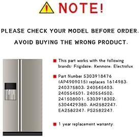 5303918476,241508001 Refrigerator Defrost Control Board compatible for Frigidaire,Electrolux Defrost Time Board PS2582247, AP4909015, 1614983, 5303918302, 5304429380