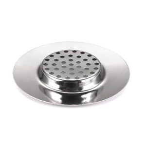 Sink Drain Strainer, 3 Inch Diameter Stainless Steel Clog Prevention Easy to Clean Bathroom Sink Stopper Filter, Multifunctional Kitchen Sink Drain Strainer for Bathtub