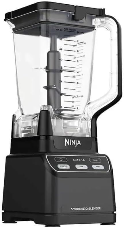 Generic, Ninja SMOOTHIEiQ Blender with 1400 Peak Watts, 72-oz. Pitcher, and Auto-iQ